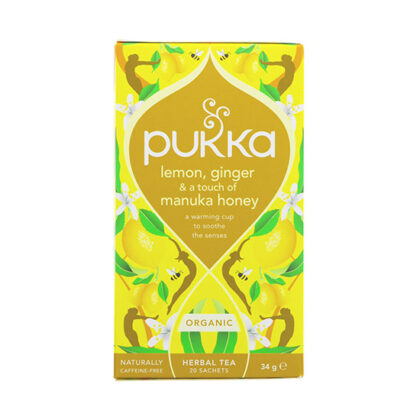 Pukka Lemon Ginger & Manuka Honey Tea 20 bags