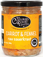 The Cultured Food Company Carrot & Fennel Raw Sauerkraut Organic