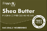 Friendly Shea Butter Fragrance Free Cleansing Bar