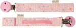 Hevea Pacifier Holder Organic Pink