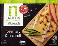 Nairn’s Gluten Free Rosemary & Sea Salt Flatbreads