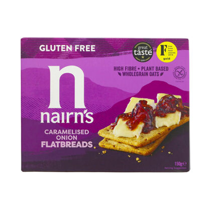 Nairn’s Gluten Free Caramelised Onion Flatbreads