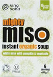 King Soba Mighty Miso Pumpkin & Vegetable Instant Soup Organic