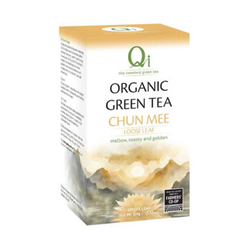 Qi China Green Loose Leaf Chun Mee Tea Organic 100g