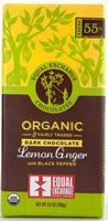 Equal Exchange Lemon Ginger Dark Chocolate Organic