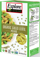 Explore Cuisine Green Lentil Penne Organic