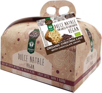 Probios Vegan Christmas Cake Panettone & Dark Chocolate Chips Organic 500g