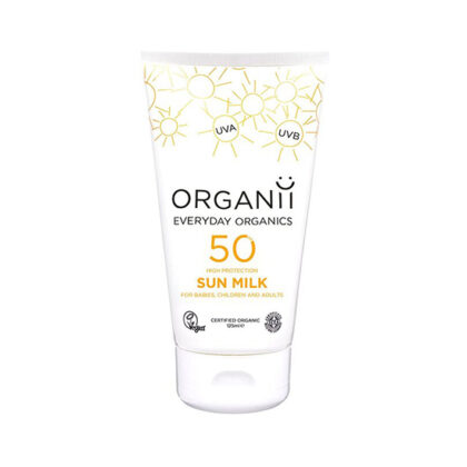 Organii SPF50 High Protection Sun Milk Organic