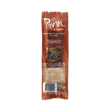 Primal Strips Teriyaki Jerky Seitan