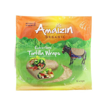 Amaizin Tortilla Wraps Extra Fibre Organic