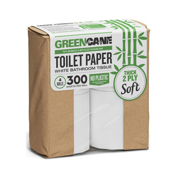 Green Cane Toilet Paper (X4)