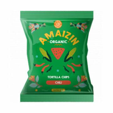 Amaizin Chilli Tortilla Corn Chips Organic