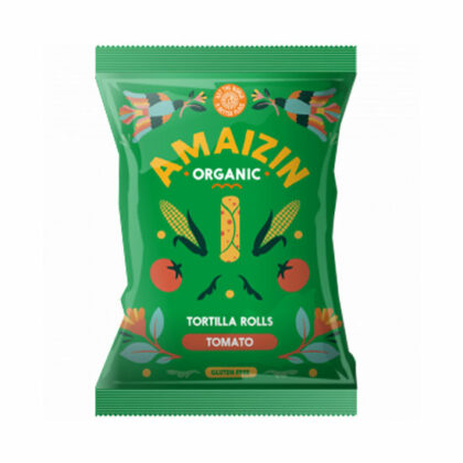 Amaizin Tomato Tortilla Cornrolls Organic