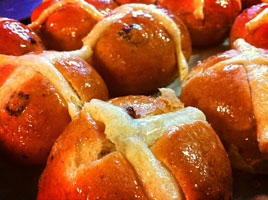 Authentic Bread Co. Hot Cross Buns Organic x6