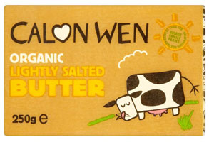 Calon Wen Welsh Butter Lightly Salted Organic 250g