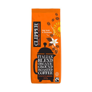 Clipper Italian Blend Coffee Fairtrade Organic 227g