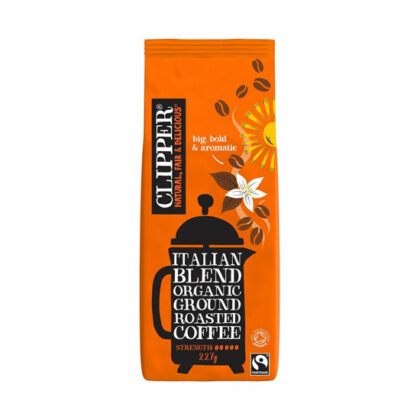 Clipper Italian Blend Coffee Fairtrade Organic 227g