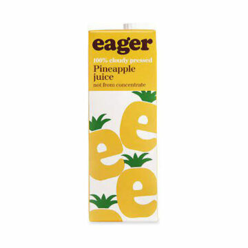 Eager 100% Cloudy Pressed Pineapple Juice