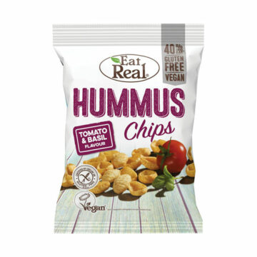 Eat Real Tomato & Basil Hummus Chips 135g