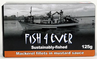 Fish 4 Ever Mackerel Fillets in Organic Mustard Sauce