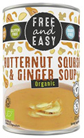 Free & Easy Butternut Squash & Ginger Soup Organic