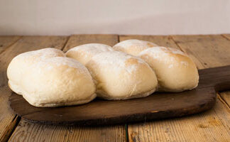 Hobbs House Bakery White Floury Bap Rolls 6 pack