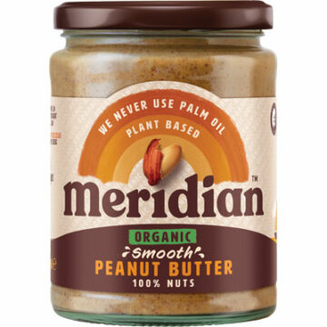 Meridian Smooth Peanut Butter 100% Nuts Organic