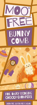 Moo Free Mini Moos Rosie Rabbit Bunnycomb Bar. 20g