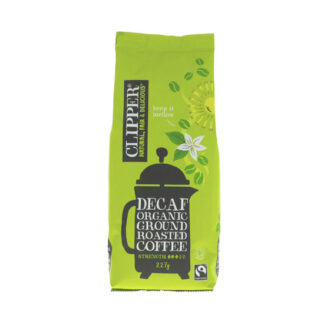 Clipper Decaf Roast & Ground Coffee Fairtrade Organic 227g