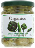 Organico Artichoke Hearts in Herb Marinade