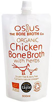 Osius The Bone Broth Co. Chicken Bone Broth with Herbs Organic 500ml