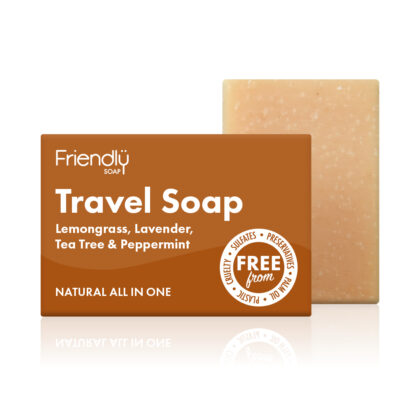 Friendly Travel Soap Lemongrass Lavender Tea Tree & Peppermint