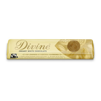 Divine Fairtrade Creamy White Chocolate Bar 35g