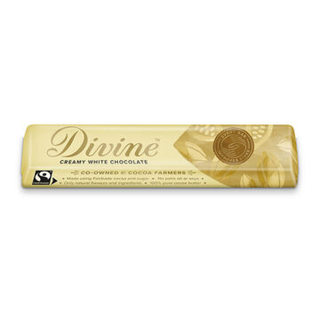 Divine Fairtrade Creamy White Chocolate Bar