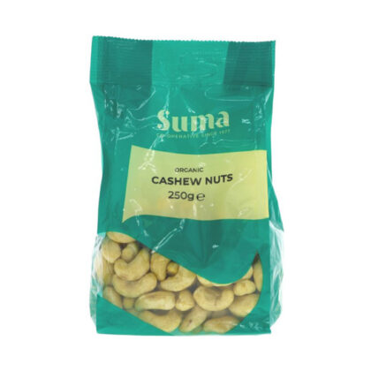 Suma Cashew Nuts Whole Organic 250g