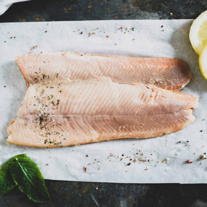 The Padstow Fish Co. Trout Fillets Hot Smoked – 200g approx