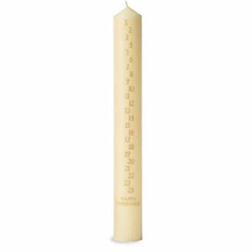 St Eval Large Ivory Advent Candle