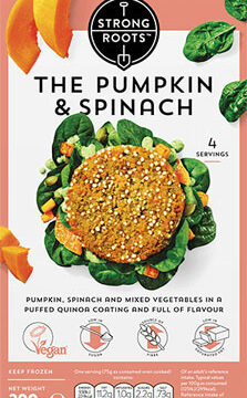 Strong Roots Pumpkin & Spinach Burger