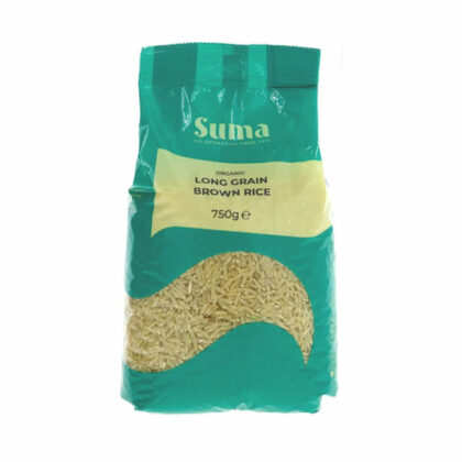 Suma Organic Long Grain Brown Rice 750g