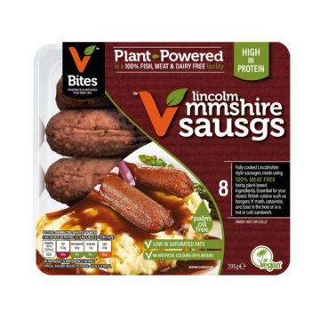 VBites Lincolmmm Lincolnshire Style Sausages