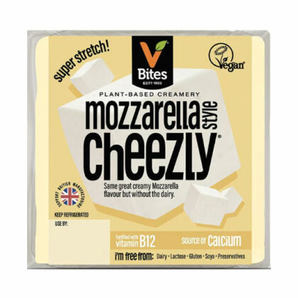 VBites Cheezly Dairy Free Mozzerella Style 180g