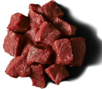Beef Braising Steak Diced Organic – 500g Approx ~ FROZEN