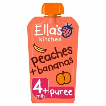 Ella’s Kitchen Peaches & Bananas Baby Food Organic