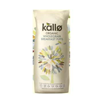 Kallo Puffed Rice Cereal Organic 225g
