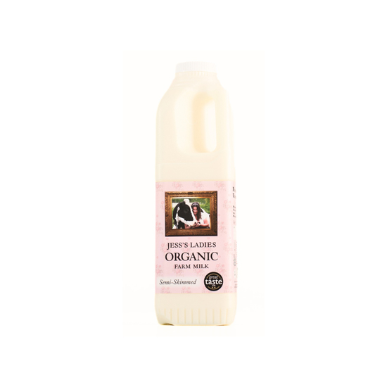 Jess's Ladies Organic Semi-Skimmed Farm Milk