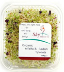 Sky Sprouts Organic Alfalfa & Radish Sprouts