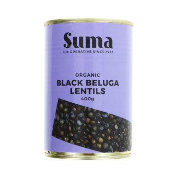 Suma Black Beluga Lentils Organic 400g