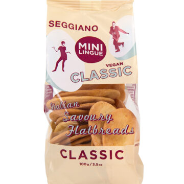 Seggiano Classic Flatbreads Mini Lingue Vegan 100g