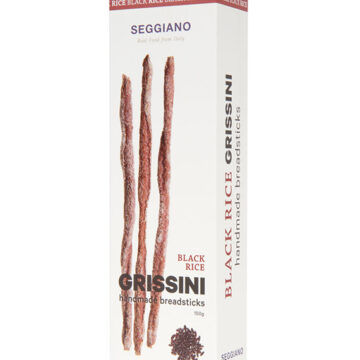 Seggiano Black Rice Grissini