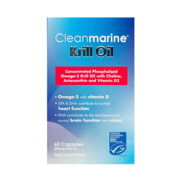 Cleanmarine High Strength Omega 3 Krill Oil 100% Pure 60 Caps
